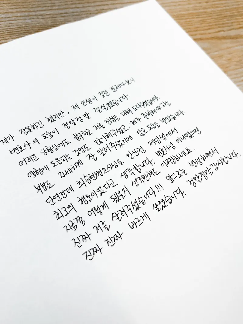 형사사건 양형 조언과 준비 과정에 도움을 받은 최승현 변호사 상담 후기